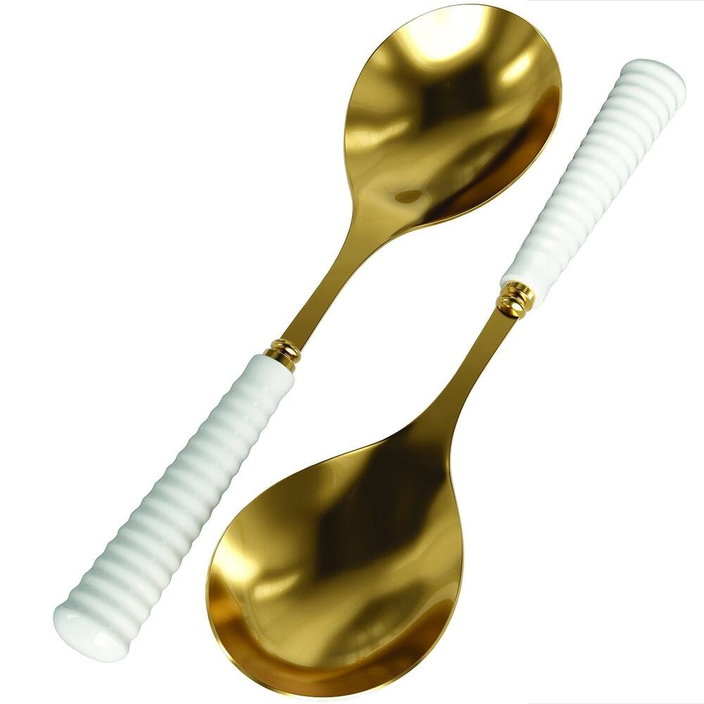 Portmeirion Sophie Conran Set of 2 Salad Servers - 10 Inch