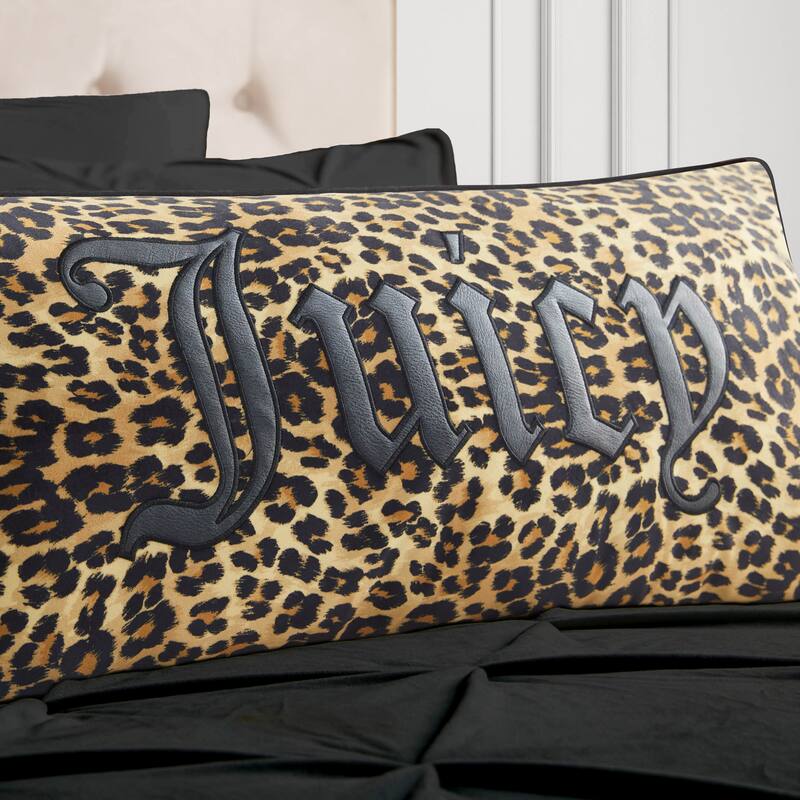 Juicy Couture Gothic Cheetah Pillow Decorative 1-Piece