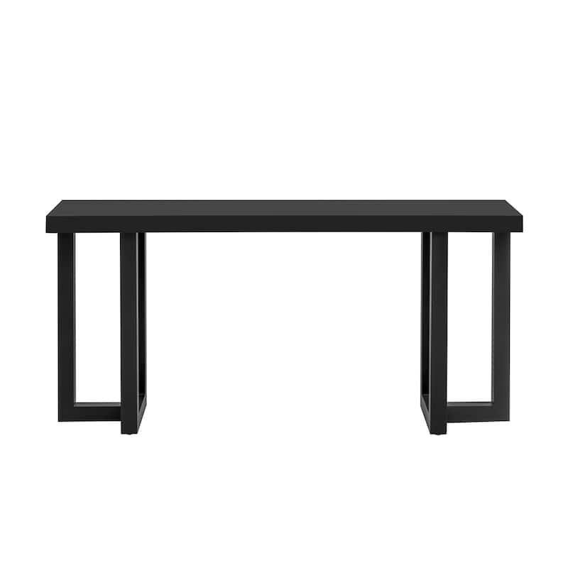 Geometric Design Console Table with Wood Legs,for Modern and Classic Interiors