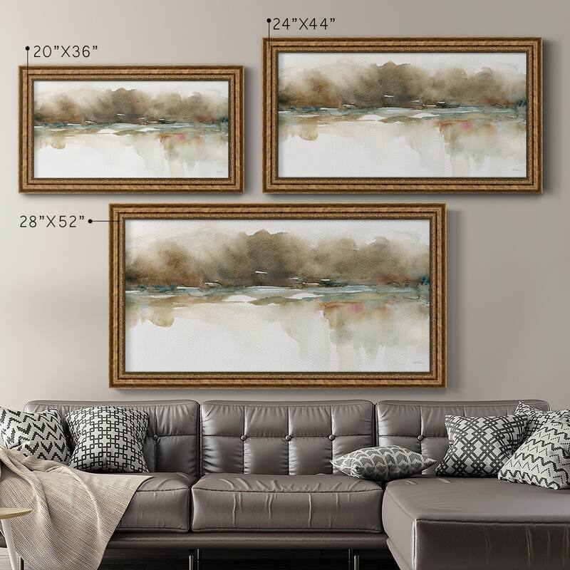 Softer Reflections Premium Framed Canvas- Ready to Hang
