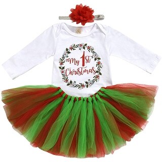 baby girl christmas romper
