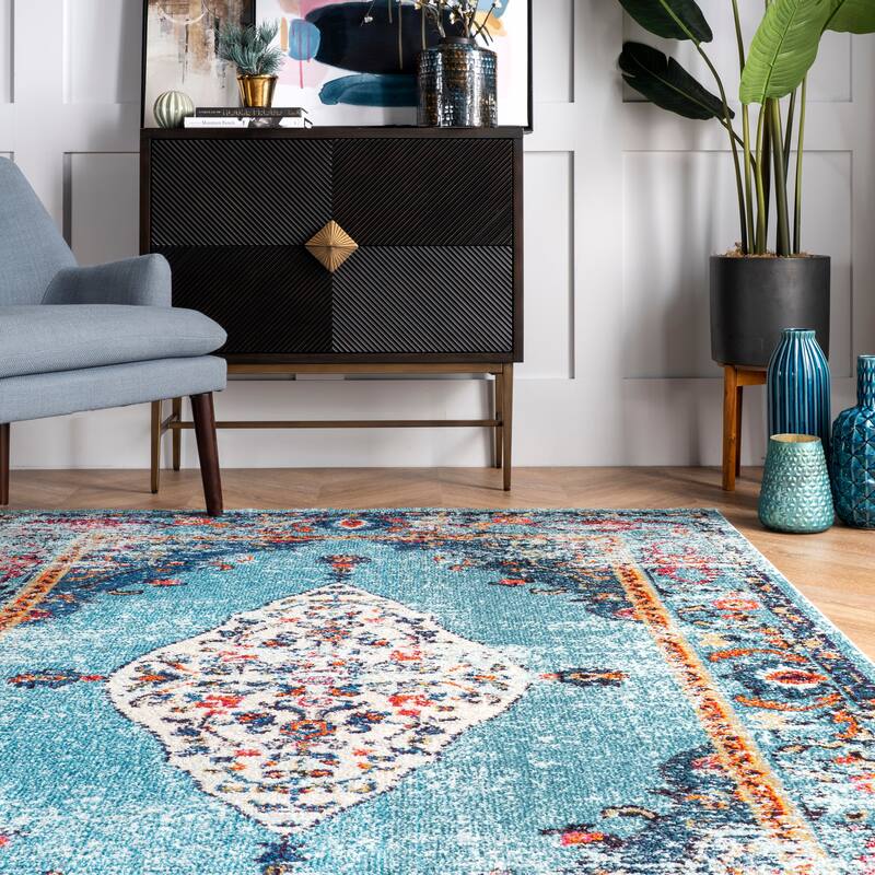Nuloom Vintage Medallion Veronica Area Rug