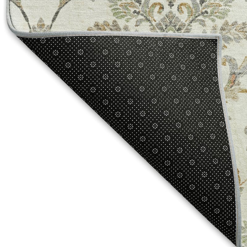 Machine Washable Indoor/ Outdoor Traditional Marrakesh Chantille Rug