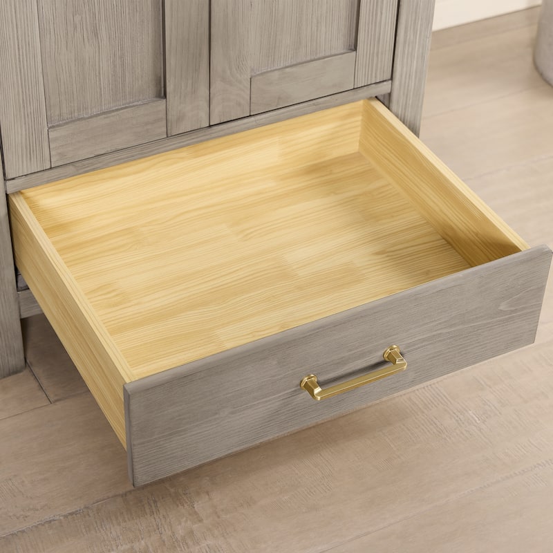 Gela Single Bath Vanity with Ceramic Basin Top without Mirror