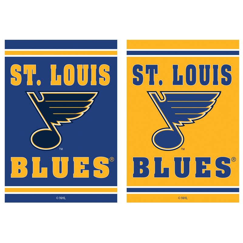 Embossed Suede Flag, House Size, St Louis Blues