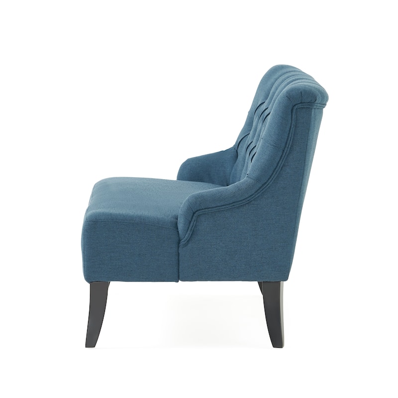 Nicole Polyester Blend Fabric Settee by Christopher Knight Home - 29.25"L x 43.75"W x 30.50"H