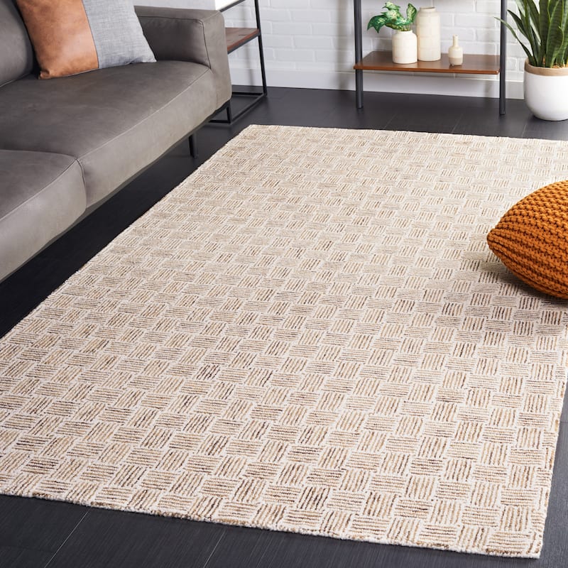 SAFAVIEH Handmade Micro-Loop Courteney Transitional Wool Rug