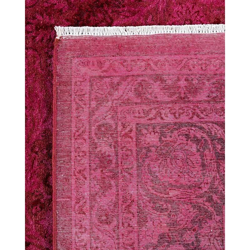 Fine Vibrance, One-of-a-Kind Hand-Knotted Area Rug - Pink, 8' 4" x 10' 7" - 8' 4" x 10' 7"