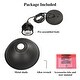 preview thumbnail 13 of 11, The Gray Barn Modern 1-Light Metal Industrial Dome Farmhouse Small Pendant Lights for Kitchen Island - D9" x H7.3"