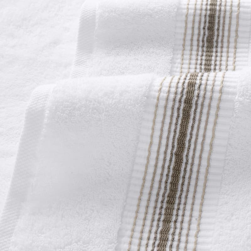 Aston & Arden Turkish Striped 2-Piece Bath Towels - 60x30