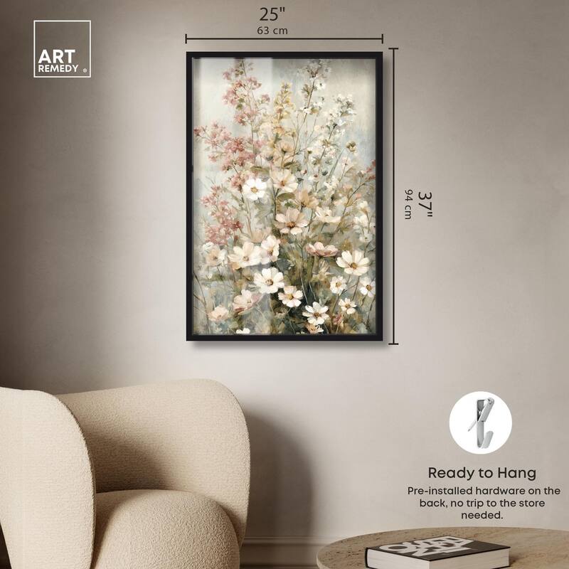 Heirloom Blossoms I Shadowbox by Art Remedy