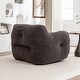preview thumbnail 54 of 68, Bean Bag Sofa Chair with Armrests Stuffed High-Density Foam