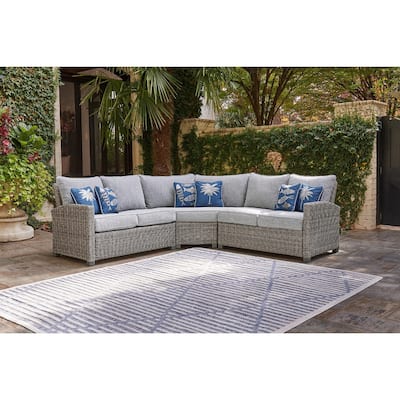 Signature Design by Ashley Naples Beach Outdoor Sectional