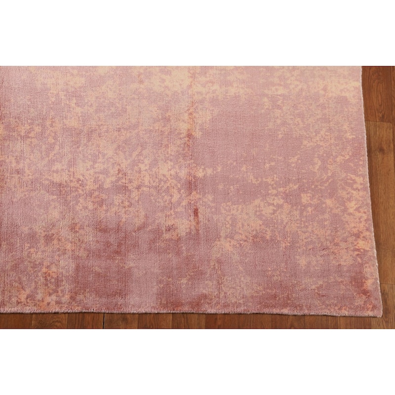 All-Over Abstract Modern Area Rug Handmade Wool Carpet - 6'8" X 9'8"