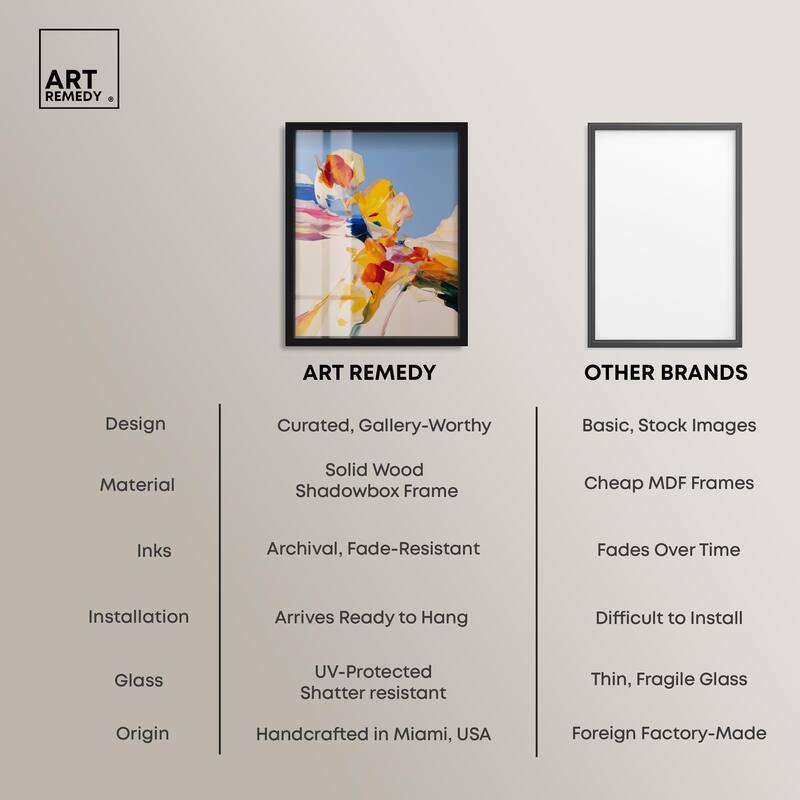 Flippant Bloom II Shadowbox by Art Remedy