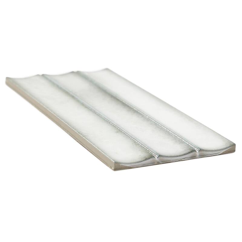 The Tile Life Sakura Fluted 4.5x9 Porcelain Wall Tile