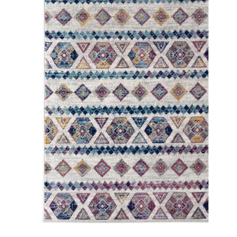 Aurelia Inna Multicolored Geometric Area Rug