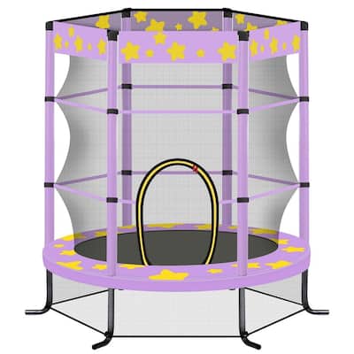 Trampolines 4.5FT Round Mini Trampoline with Enclosure