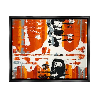 Stupell Burnt Orange Momentum Floater Frame