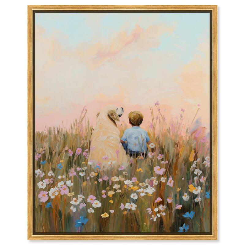 Sunset Companions Canvas by Art Remedy - Gold - 16" x 20"