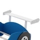preview thumbnail 25 of 42, Race Car Red Pine Platform Bed with Wing & Spoiler - Safe for Kids