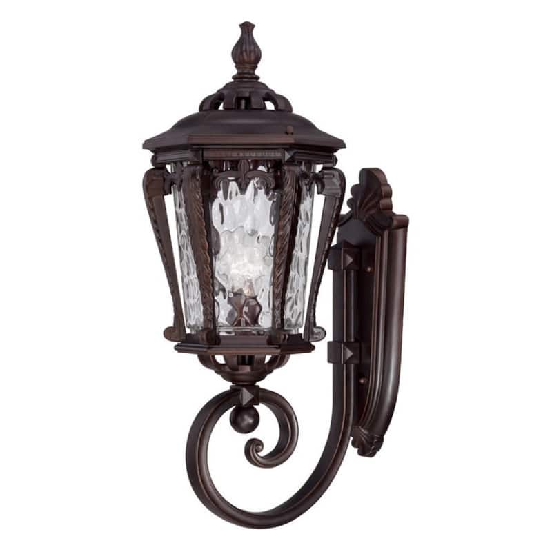 Stratford 1-Light Architectural Bronze Outdoor Wall Fixture