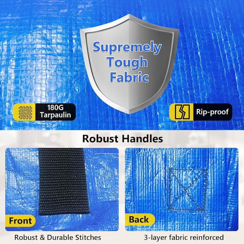 Mattress Bags For Moving And Storage , Heavy Duty 12 Handles And Strong Zipper Closure, Mattress Cover For Moving and Storage