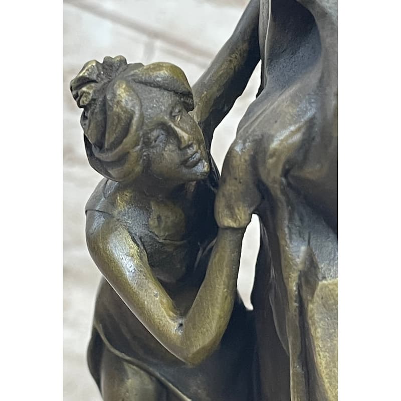 Handmade Moreau Enchanting Beauty Bronze Sculpture Art Marble Figurine Hot Cast