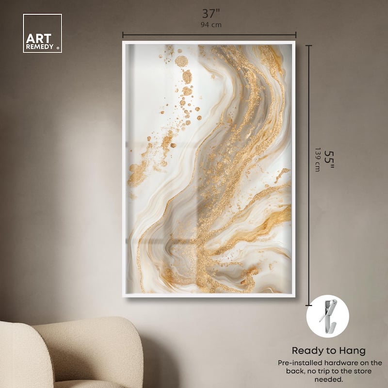 Gold Vein Shadowbox by Art Remedy