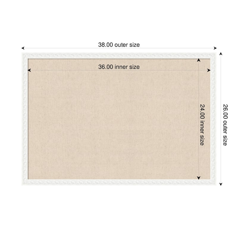 Kate and Laurel Pinboard Neutral Linen