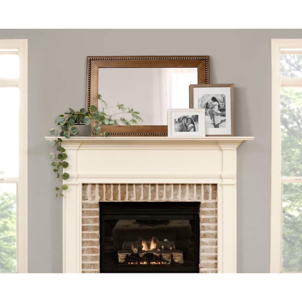Kate and Laurel Strahm Wood Framed Wall Mirror