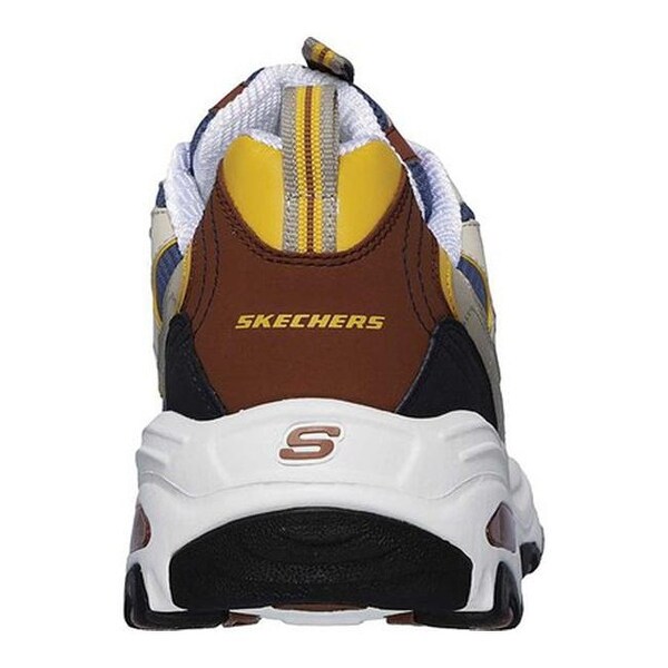 skechers d'lites mens brown