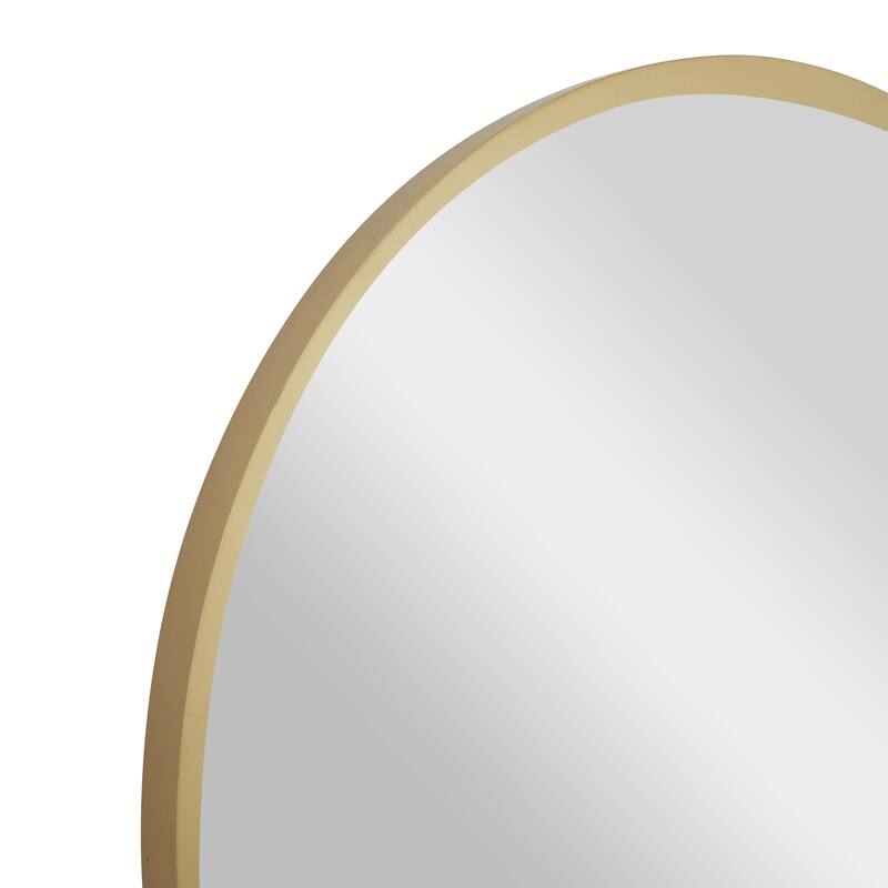 Black, White or Gold Wooden Room Wall Mirror with Thin Frame