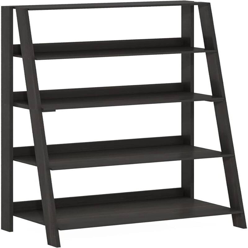 Ladder Bookcase Display Shelf - 12.99"D x 23.62"W x 53.54"H