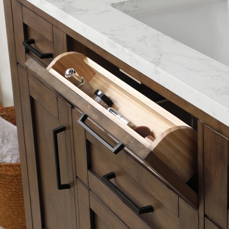 OVE Decors Tahoe 48 in. Modern Almond Latte Vanity