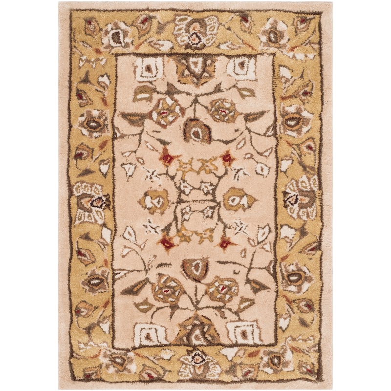 SAFAVIEH Handmade Total Performance Nere Oriental Rug - 2' x 3' - Ivory/Gold