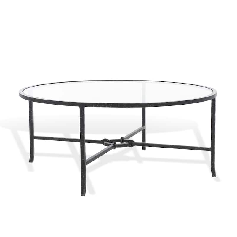 SAFAVIEH Couture Tauri Forged Metal Round Coffee Table - 36"W x 36"D x 15"H