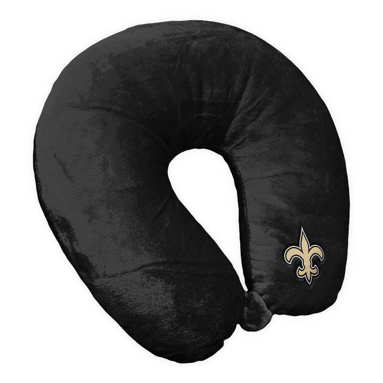 NFL Black Travel Neck Pillow