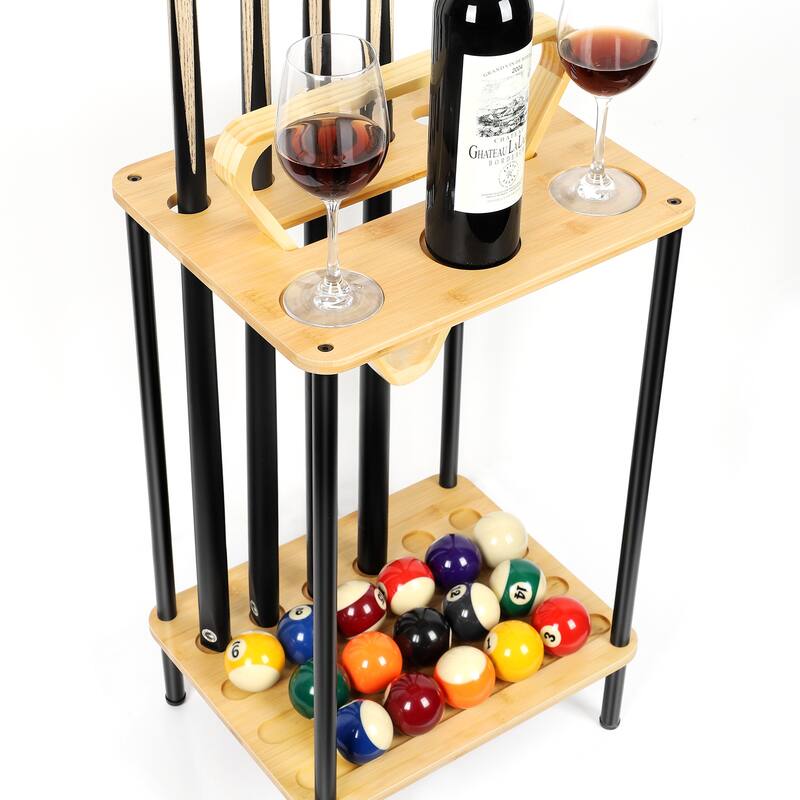 Floor Stand Billiard Stick Holder for Billiard Room Game Room Club