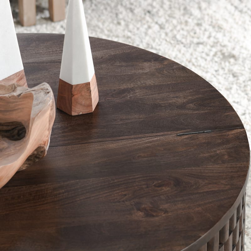 Classic Home Norwood 40" Round Coffee Table