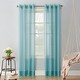preview thumbnail 79 of 105, No. 918 Emily Voile Sheer Grommet Curtain Panel- Single Panel
