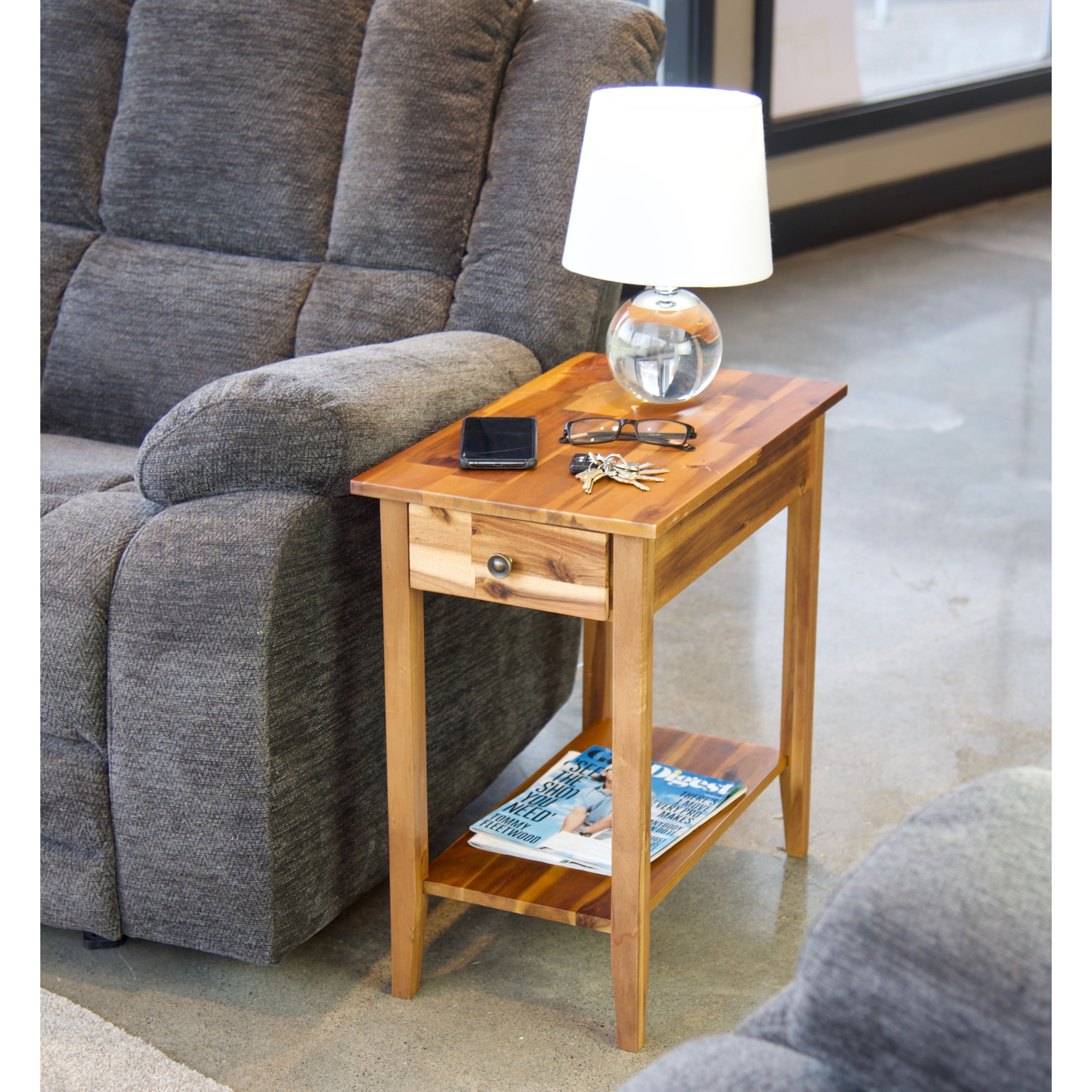 Recliner on sale end table