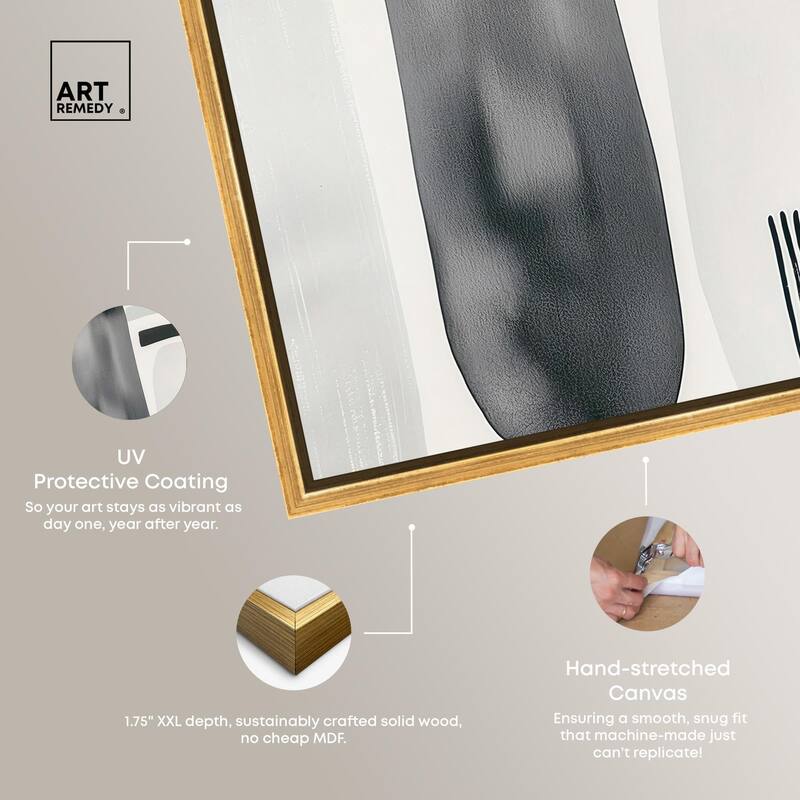 Floating Shapes I Canvas Set of 2 by Art Remedy