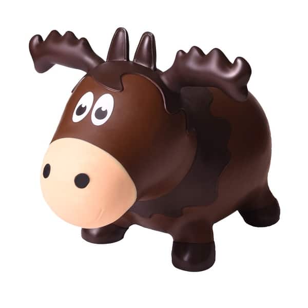 slide 2 of 5, Toddler Boys and Girls Wildlife Hopper Bounce Toy, Moose