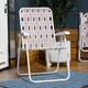 The Novogratz Poolside Gossip Collection Priscilla Folding Chair (2-Pack)