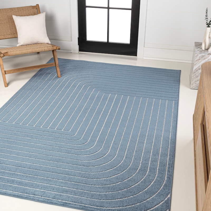 JONATHAN Y Aarhus Minimalist Angle Geometric Ivory/Cream Area Rug