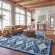 preview thumbnail 6 of 44, SAFAVIEH Evoke Stacie Vintage Boho Shabby Chic Rug 3' x 5' - Royal/Ivory