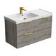 Option Grey Oak / Matte Gold