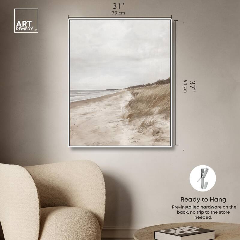 Coastal Calm Canvas by Art Remedy