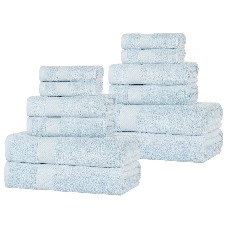 Superior Ismailia Egyptian Cotton 12-Piece Towel Set